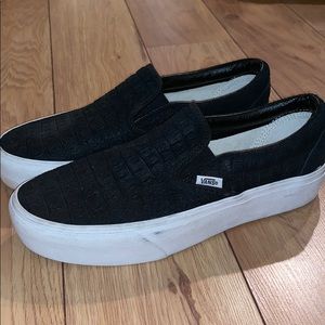 Platform Vans Size 10